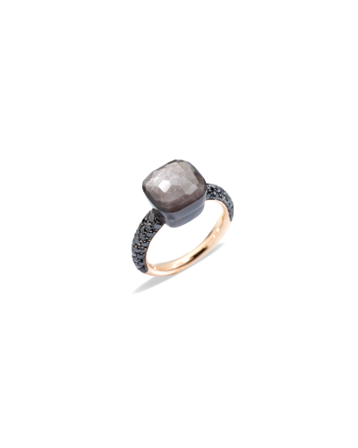Pomellato Classic Ring Rose Gold 18kt, Obsidian, Treated Black Diamond (watches)